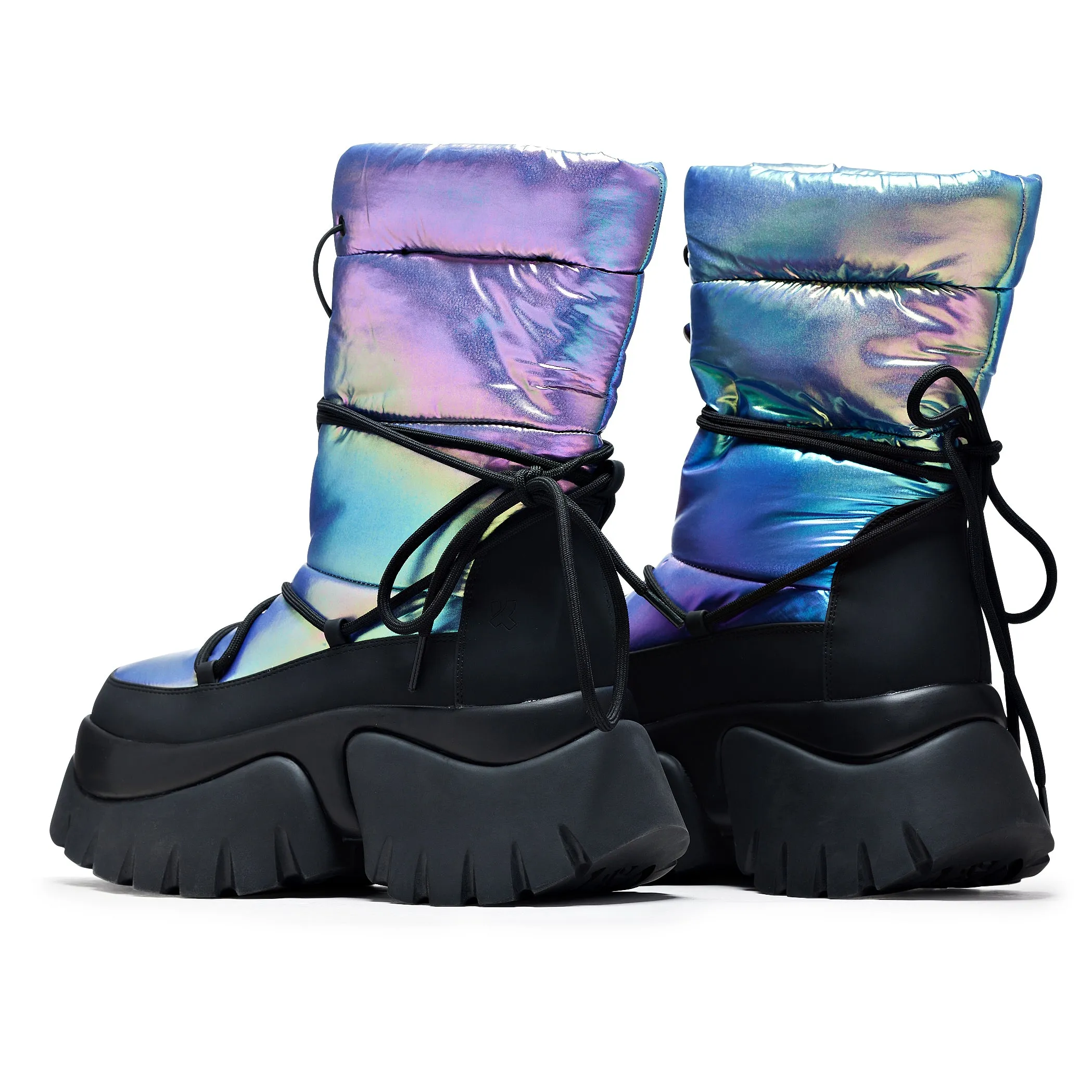 A Glass Mirage Snow Boots - Rainbow