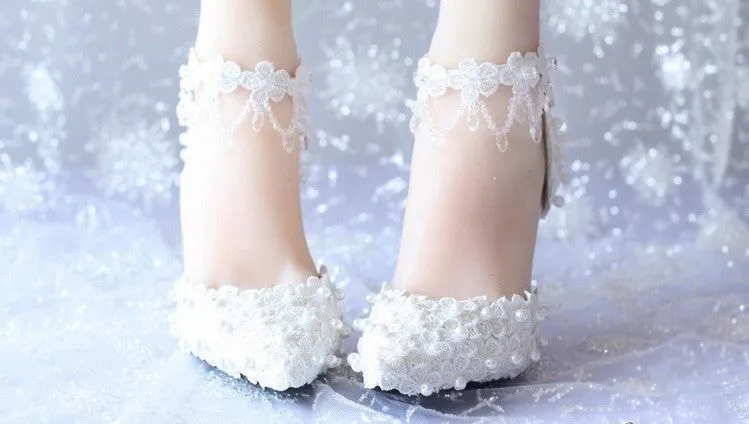 Ankle Strap Women wedding Sandals Handmade Crystall Bridal Shoes