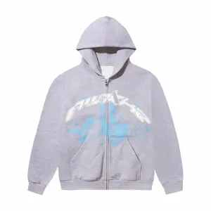 Awake NY Skyline Zip Hoodie (Heather Grey)