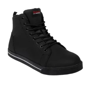 BA061-41 Slipbuster Recycled Microfibre Safety Hi Top Boots Matte Black 41