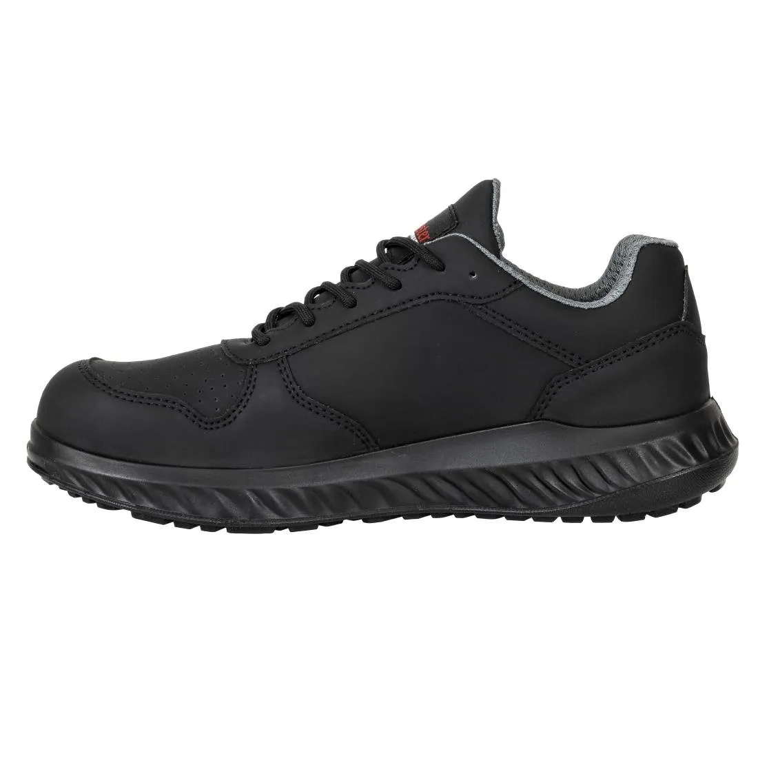 BA063-43 Slipbuster Recycled Microfibre Trainers Matte Black 43