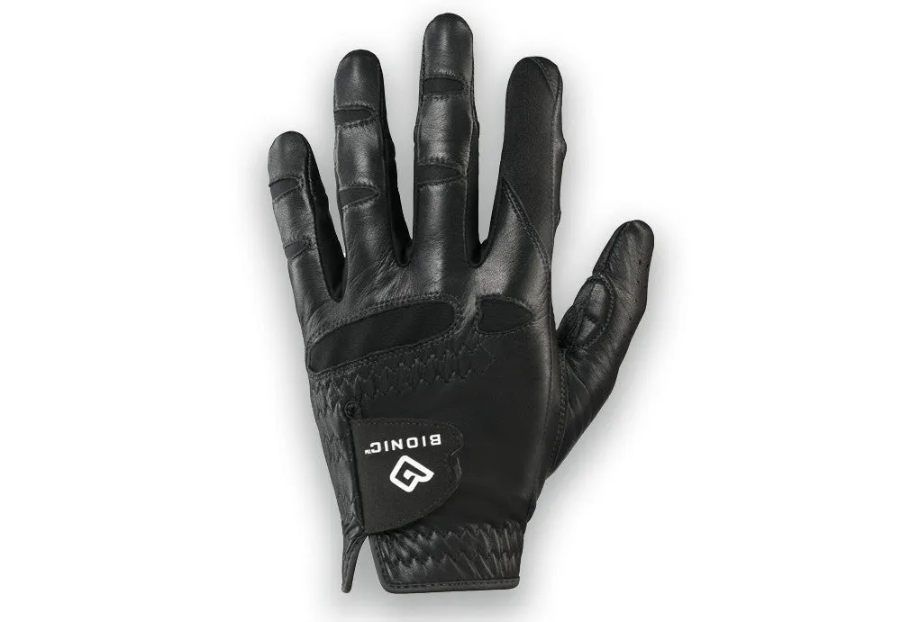 Bionic Men's StableGrip with Natural Fit Black Golf Glove