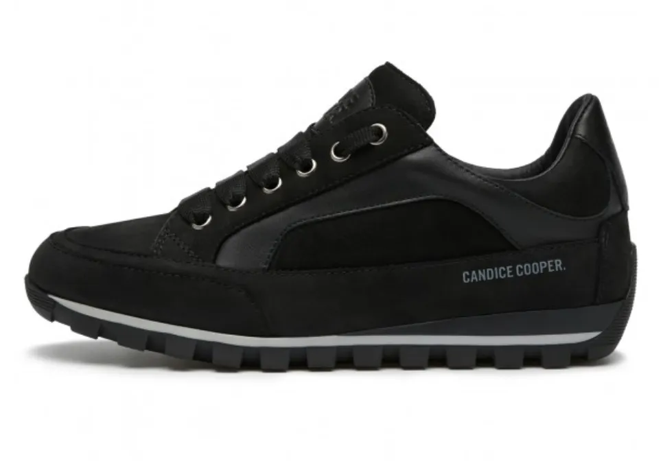 Candice Cooper Black Runlo Track Sneaker