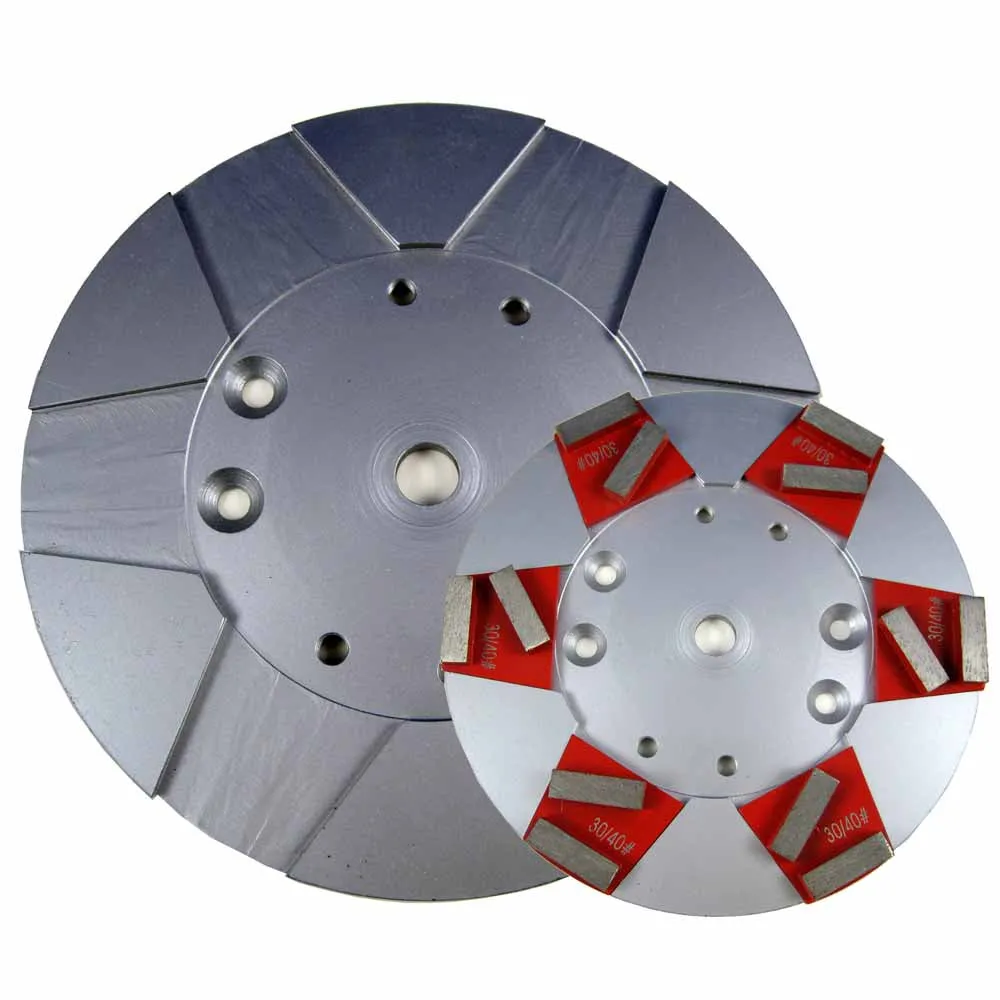 Diamond Concrete Floor Grinding Plate 10 inch (Wedged)