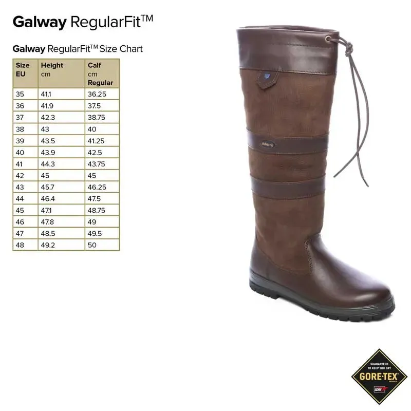 DUBARRY Galway Waterproof Leather Country Boots - Black