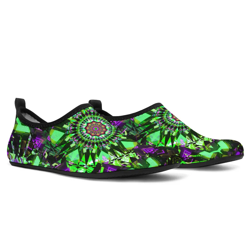 Fractalis Green | Aqua Shoe | Cosmic Shiva