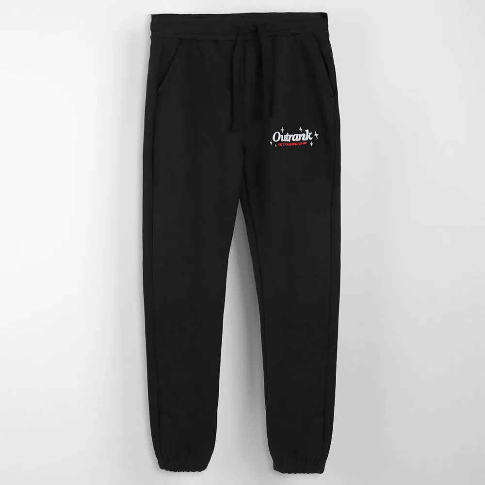 Get Your Bread Up Embroidered Joggers