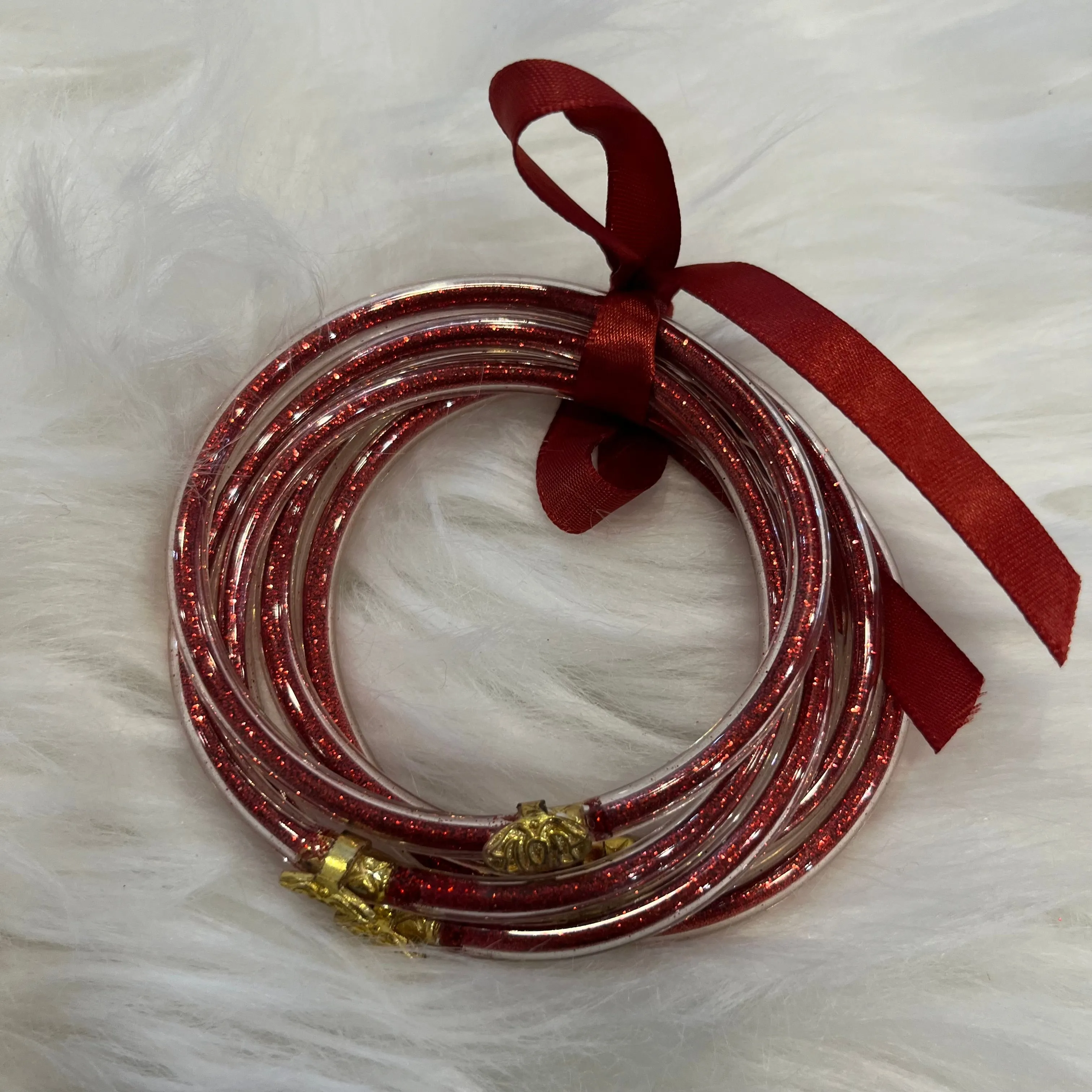 Girls Serenity Shimmer Tube Bangles