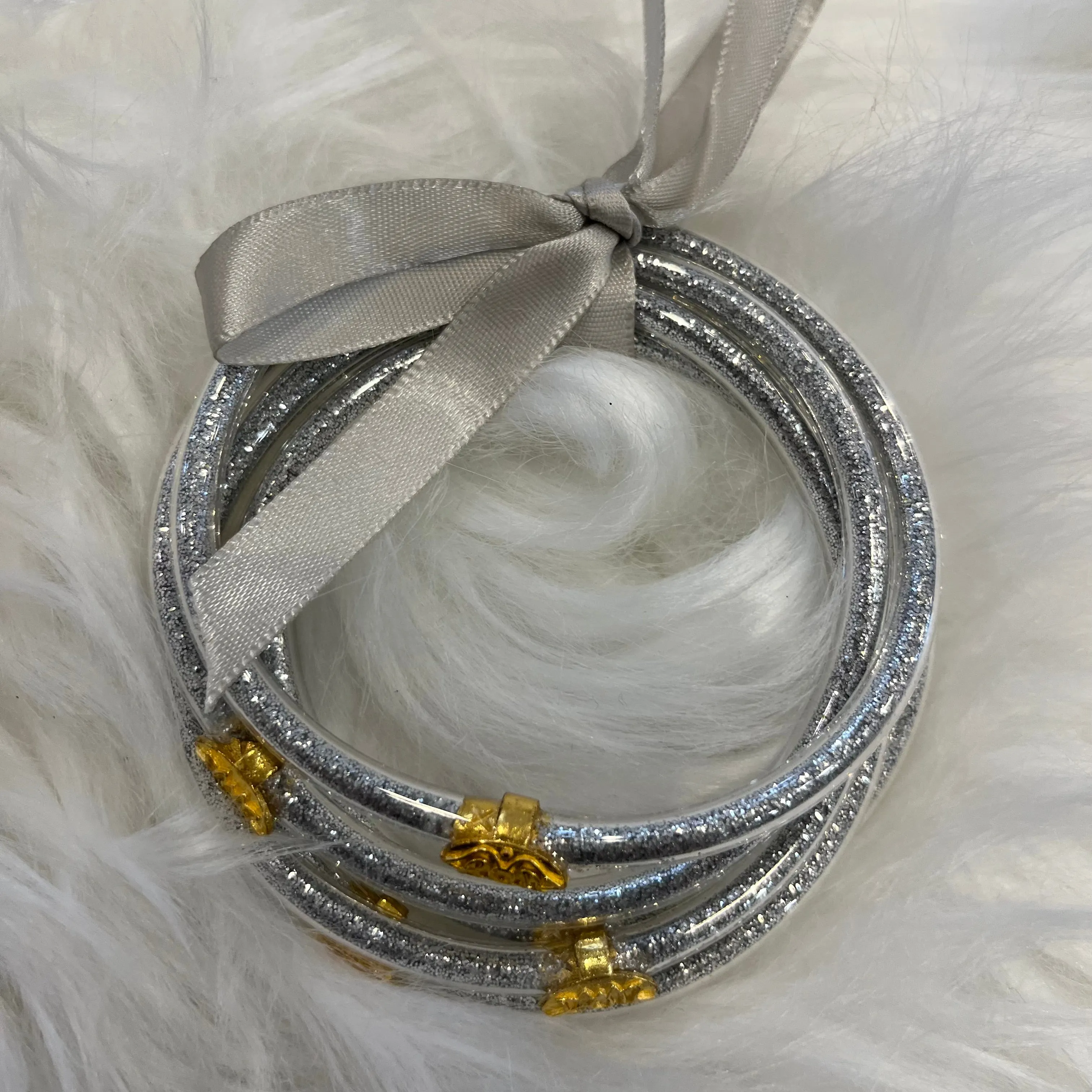 Girls Serenity Shimmer Tube Bangles