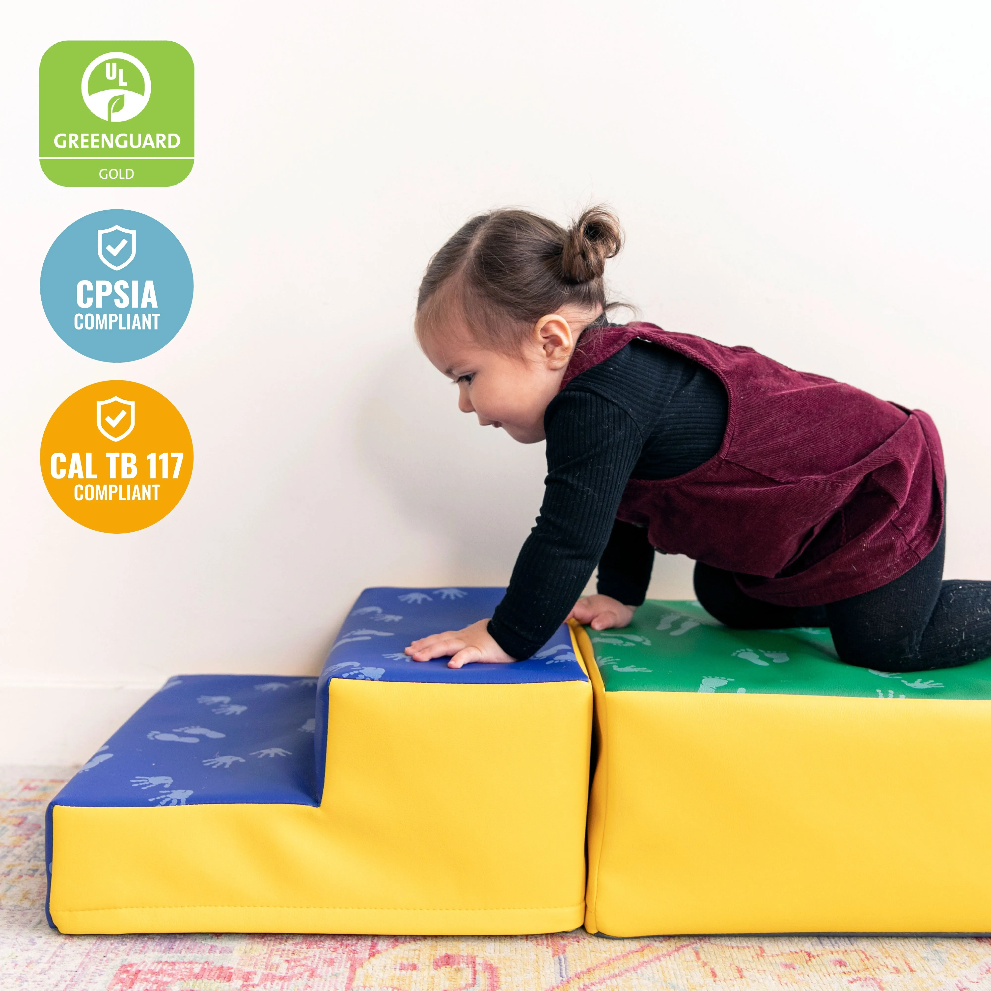 Junior Little Me Climb Crawl and Slide, Beginner Playset, 3-Piece