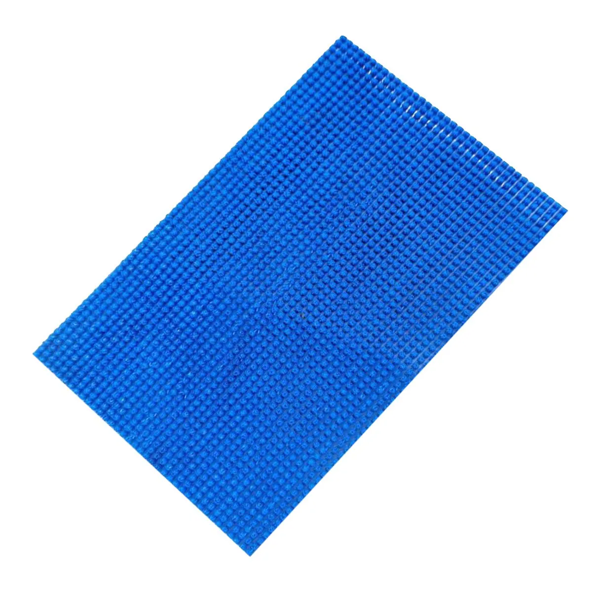 Kuber Industries Turf Design PVC Door Mat - 24"x16" (Blue)