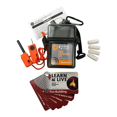 Learn and Live - Fire Starting Kit