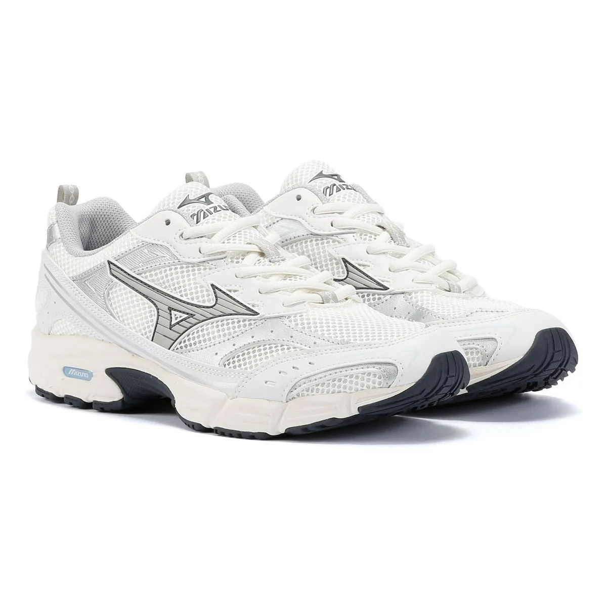 Mizuno MXR Sport White/Silver Trainers