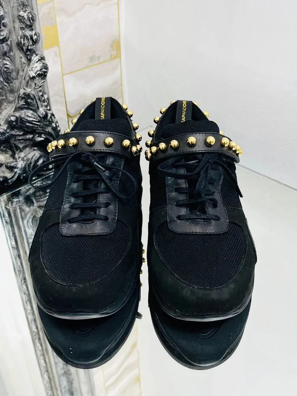 Moschino Studded Trainers. Size 36