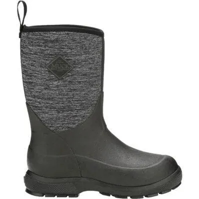 Muck Boots Kid's Element Fleece Lined - Black and Grey