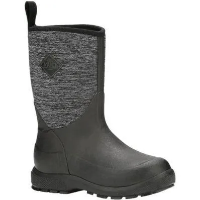 Muck Boots Kid's Element Fleece Lined - Black and Grey