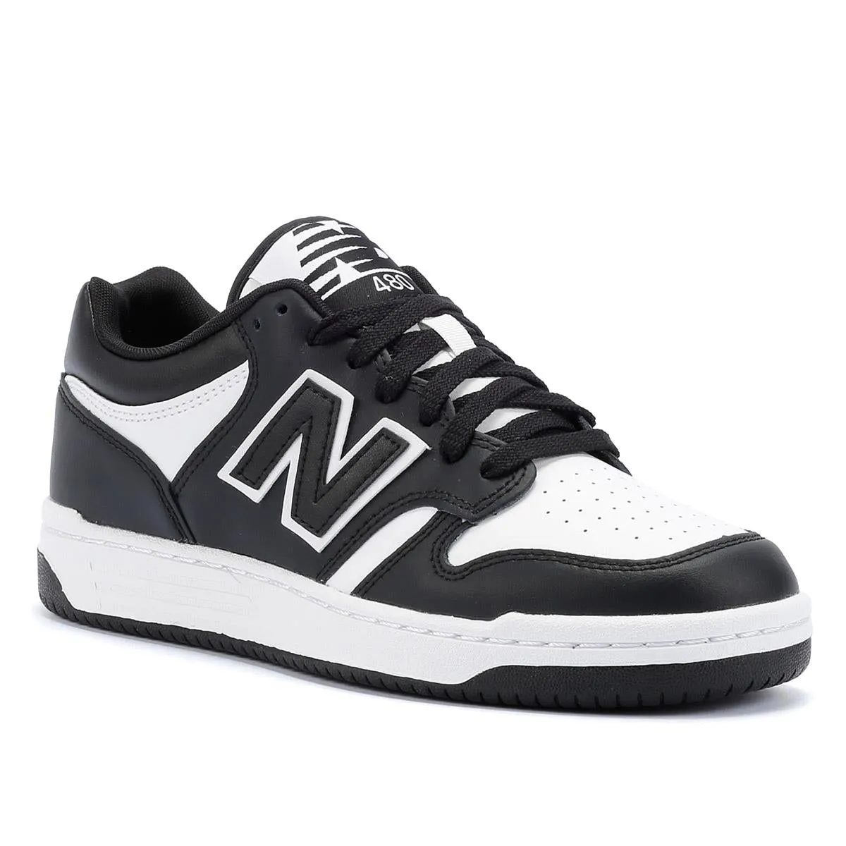 New Balance 480 White/Black Trainers