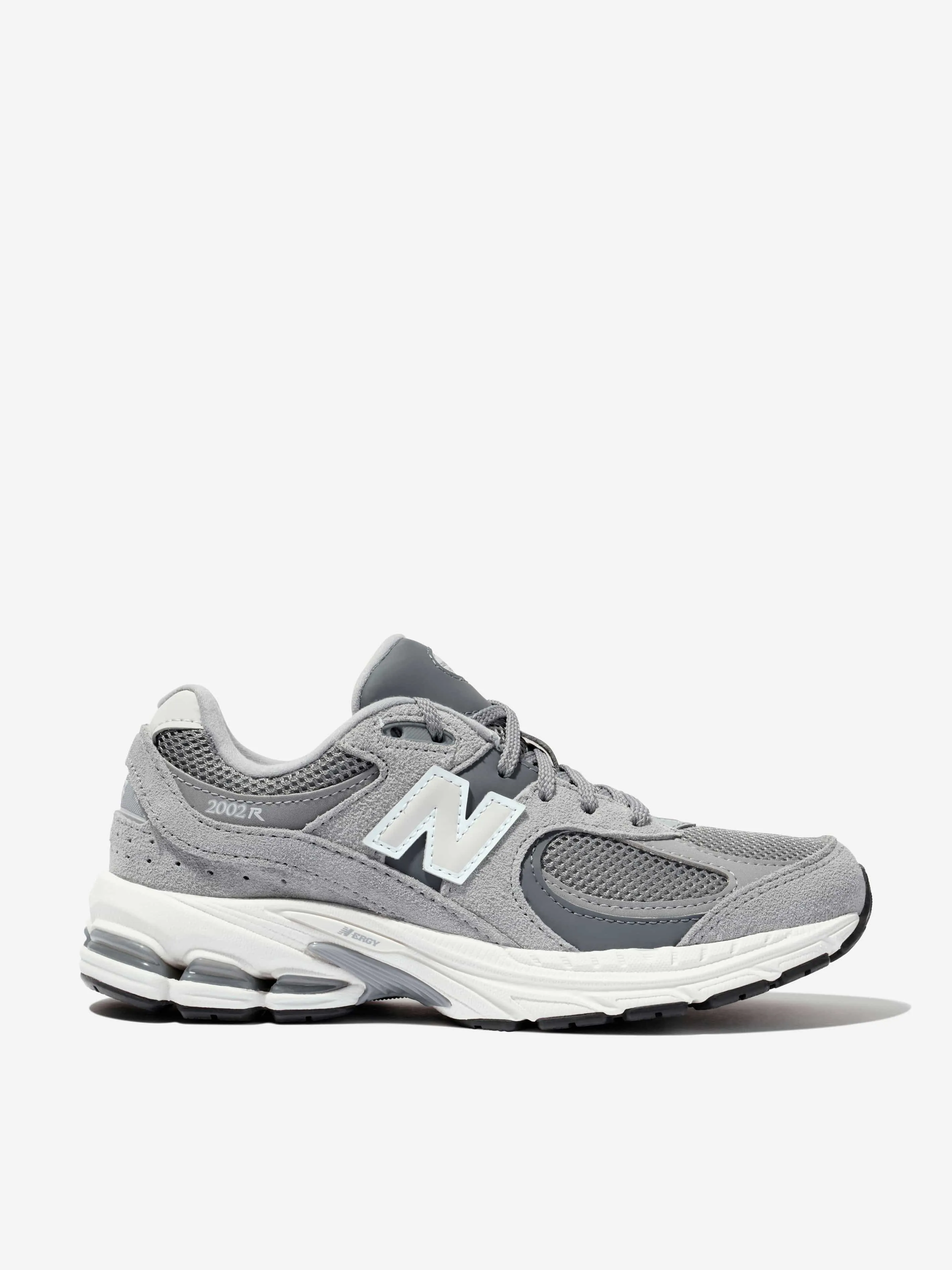 New Balance Kids 2002 Lace Up Logo Trainers in Grey