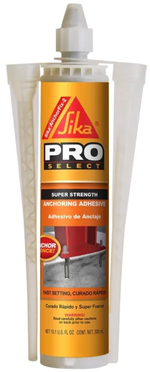 Sika AnchorFix-2 Series 112718 Anchoring Adhesive, 10.1 oz, Cartridge :EA: QUANTITY: 1