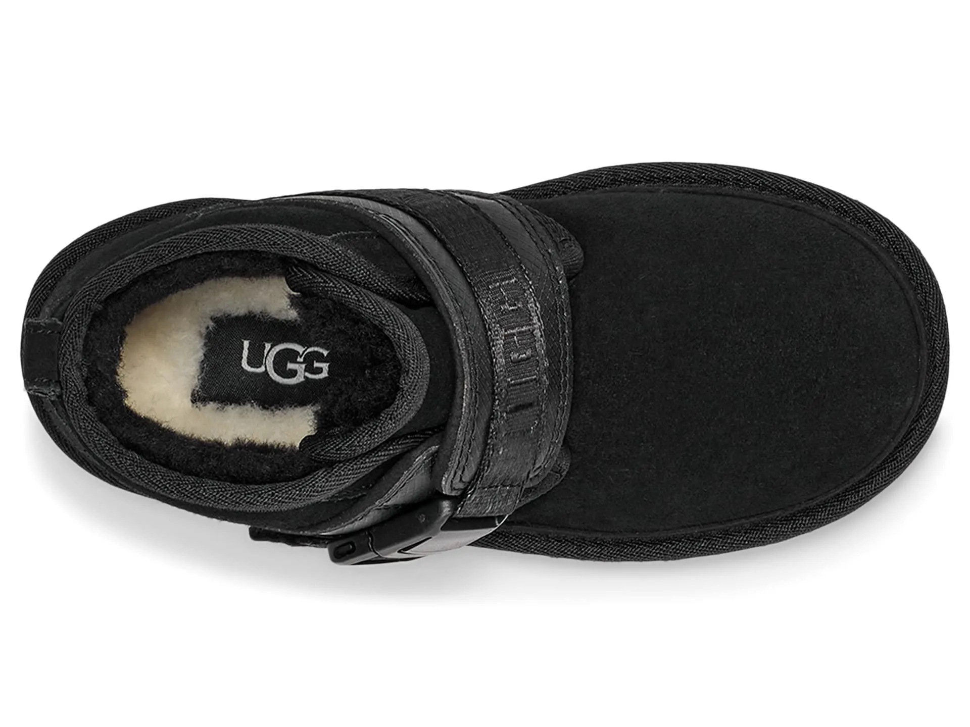 UGG Unisex-Child Neumel Snapback Boot, Black