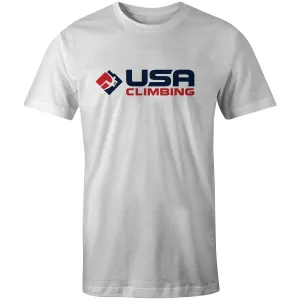 USA Climbing Horizontal Logo Tee - Youth