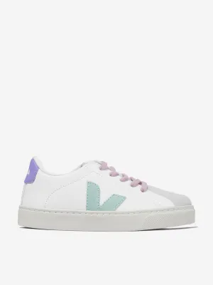 Veja Girls Small Esplar Lace Up Trainers in Multicolour