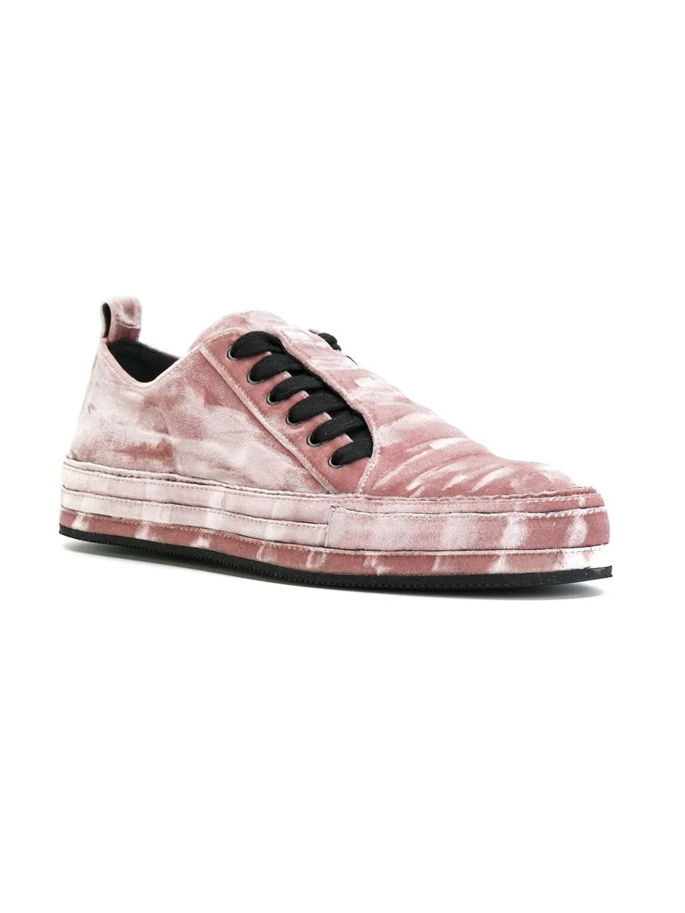 Velvet Lavato Cipria Sneakers