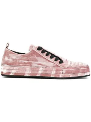 Velvet Lavato Cipria Sneakers