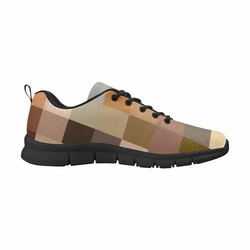 Women's Sneakers, Brown And Black Running Shoes